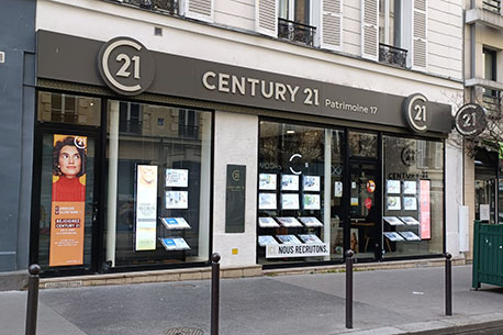 Agence immobilière CENTURY 21 Patrimoine 17, 75017 PARIS