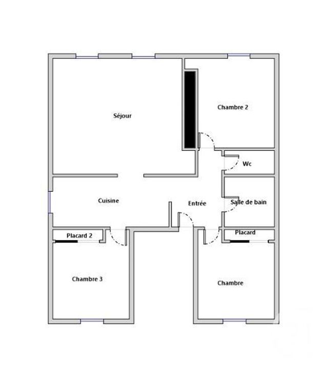 Appartement F4 à vendre - 4 pièces - 75.03 m2 - PARIS - 75017 - ILE-DE-FRANCE - Century 21 Patrimoine 17