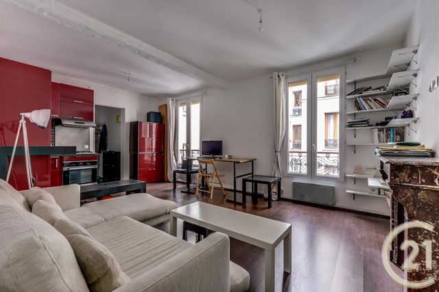 Appartement F2 à vendre - 2 pièces - 33.69 m2 - PARIS - 75017 - ILE-DE-FRANCE - Century 21 Patrimoine 17