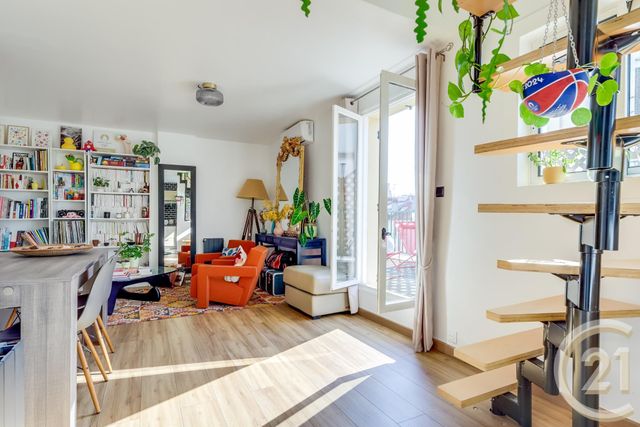 Appartement Duplex à vendre - 3 pièces - 62.0 m2 - PARIS - 75017 - ILE-DE-FRANCE - Century 21 Patrimoine 17