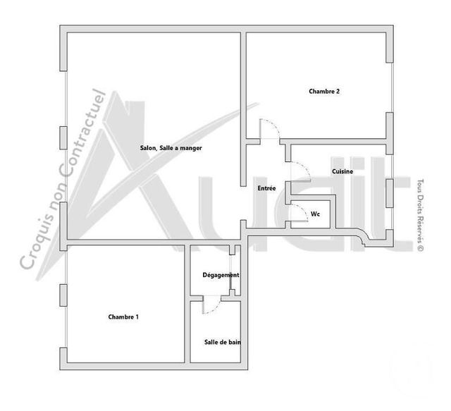 Appartement F4 à vendre - 4 pièces - 70.75 m2 - PARIS - 75017 - ILE-DE-FRANCE - Century 21 Patrimoine 17