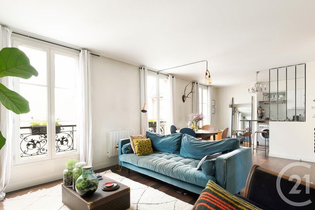 appartement à vendre - 2 pièces - 51.26 m2 - PARIS - 75017 - ILE-DE-FRANCE - Century 21 Patrimoine 17