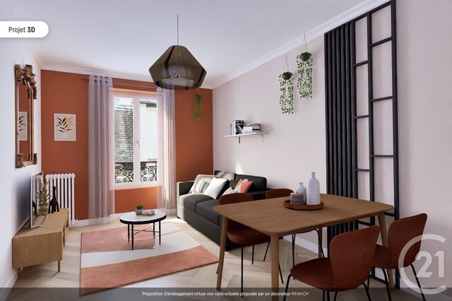 Appartement F2 à vendre - 2 pièces - 43.5 m2 - PARIS - 75017 - ILE-DE-FRANCE - Century 21 Patrimoine 17