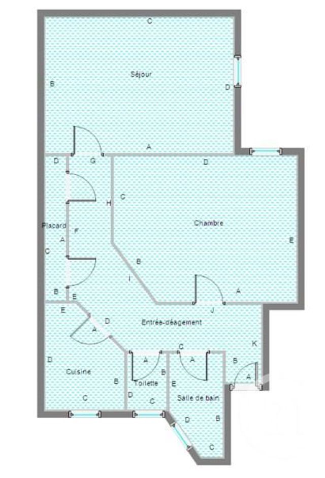 Appartement F2 à vendre - 2 pièces - 45.82 m2 - PARIS - 75017 - ILE-DE-FRANCE - Century 21 Patrimoine 17