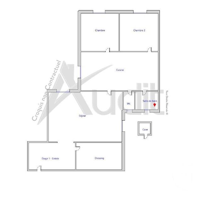 Appartement à vendre - 4 pièces - 83.23 m2 - PARIS - 75018 - ILE-DE-FRANCE - Century 21 Patrimoine 17