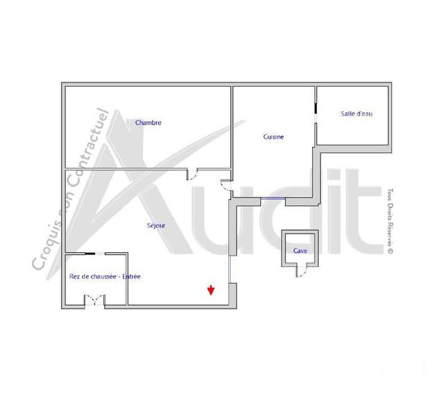 Appartement F2 à vendre - 2 pièces - 28.21 m2 - PARIS - 75017 - ILE-DE-FRANCE - Century 21 Patrimoine 17