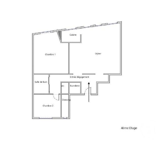 Appartement F3 à vendre - 3 pièces - 64.07 m2 - PARIS - 75017 - ILE-DE-FRANCE - Century 21 Patrimoine 17