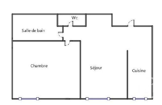 Appartement F2 à vendre - 2 pièces - 36.49 m2 - PARIS - 75017 - ILE-DE-FRANCE - Century 21 Patrimoine 17