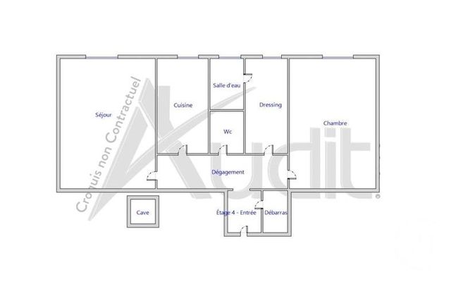 Appartement F3 à vendre - 2 pièces - 42.79 m2 - PARIS - 75017 - ILE-DE-FRANCE - Century 21 Patrimoine 17